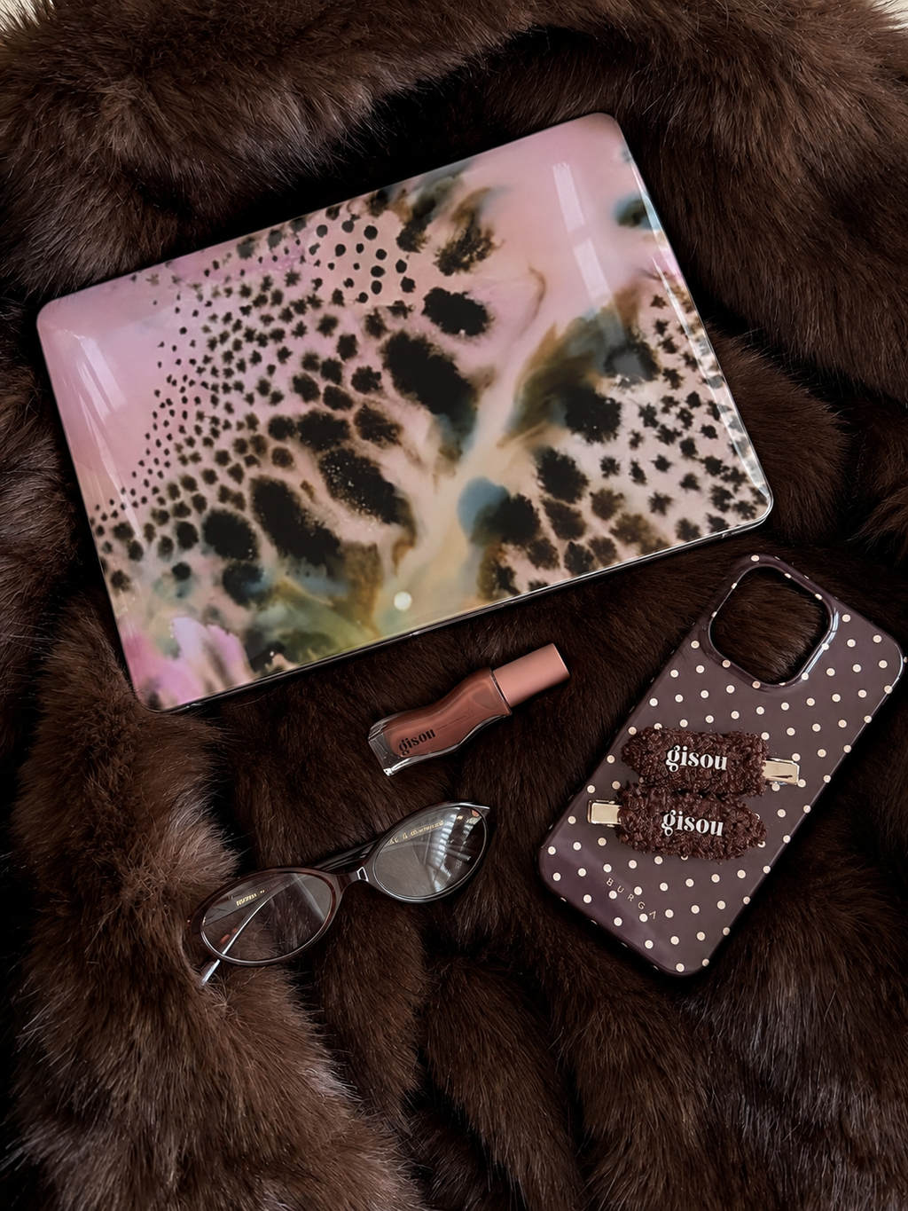 PINK CHEETAH ANIMAL PRINT HARD SHELL MACBOOK COVERS