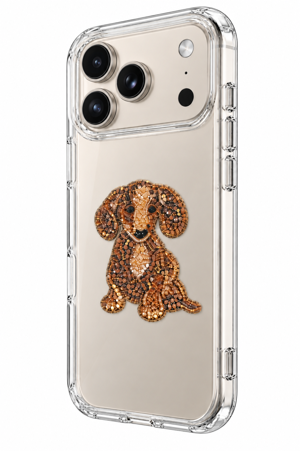 CLEAR DACHSHUND PHONE CASE