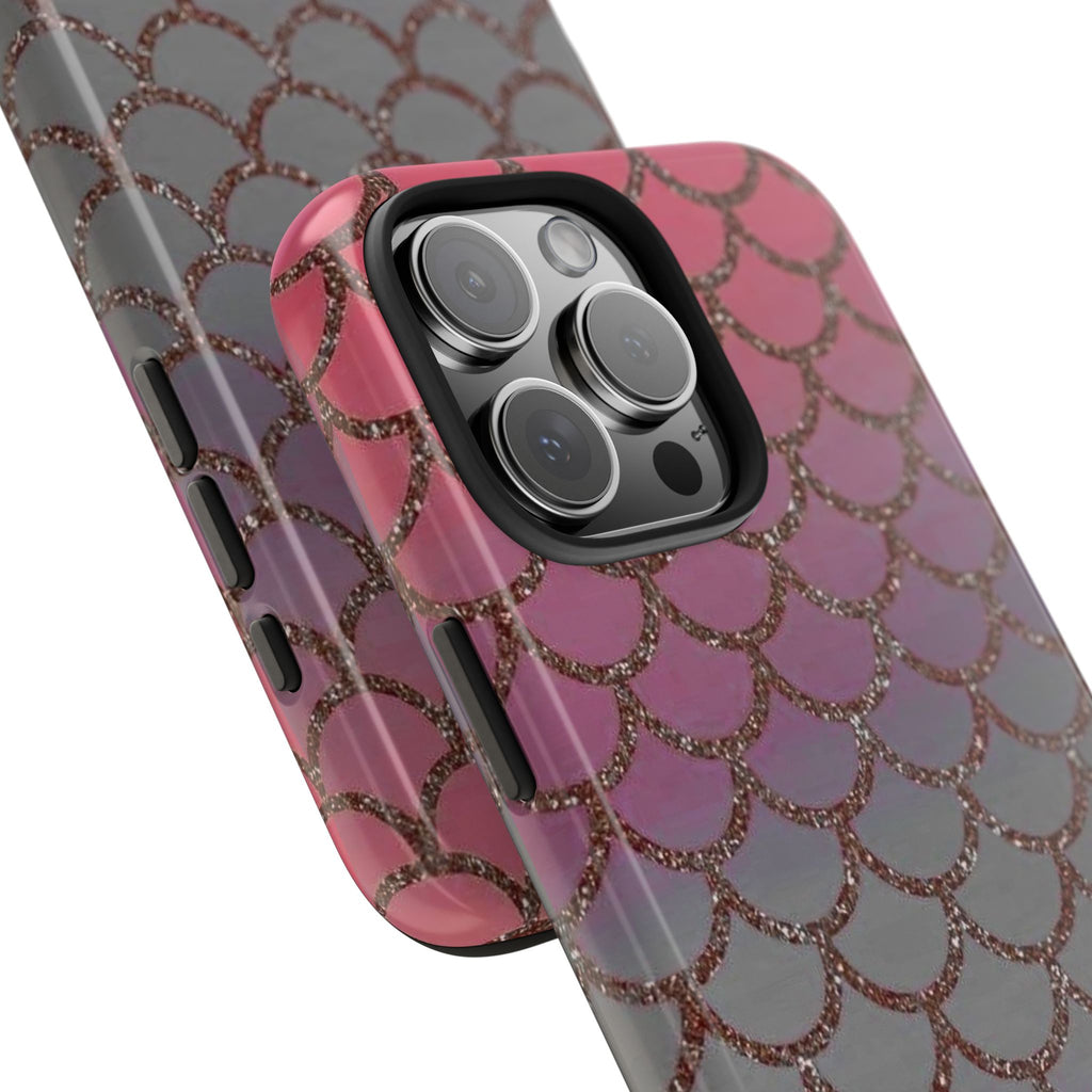 GRADIENT MERMAID PRINT PHONE CASE