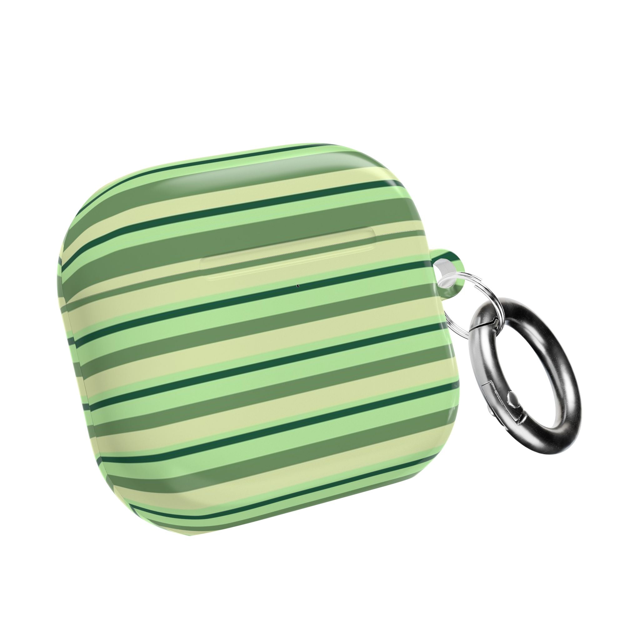 AVOCADO GREEN STRIPES AIRPOD CASE