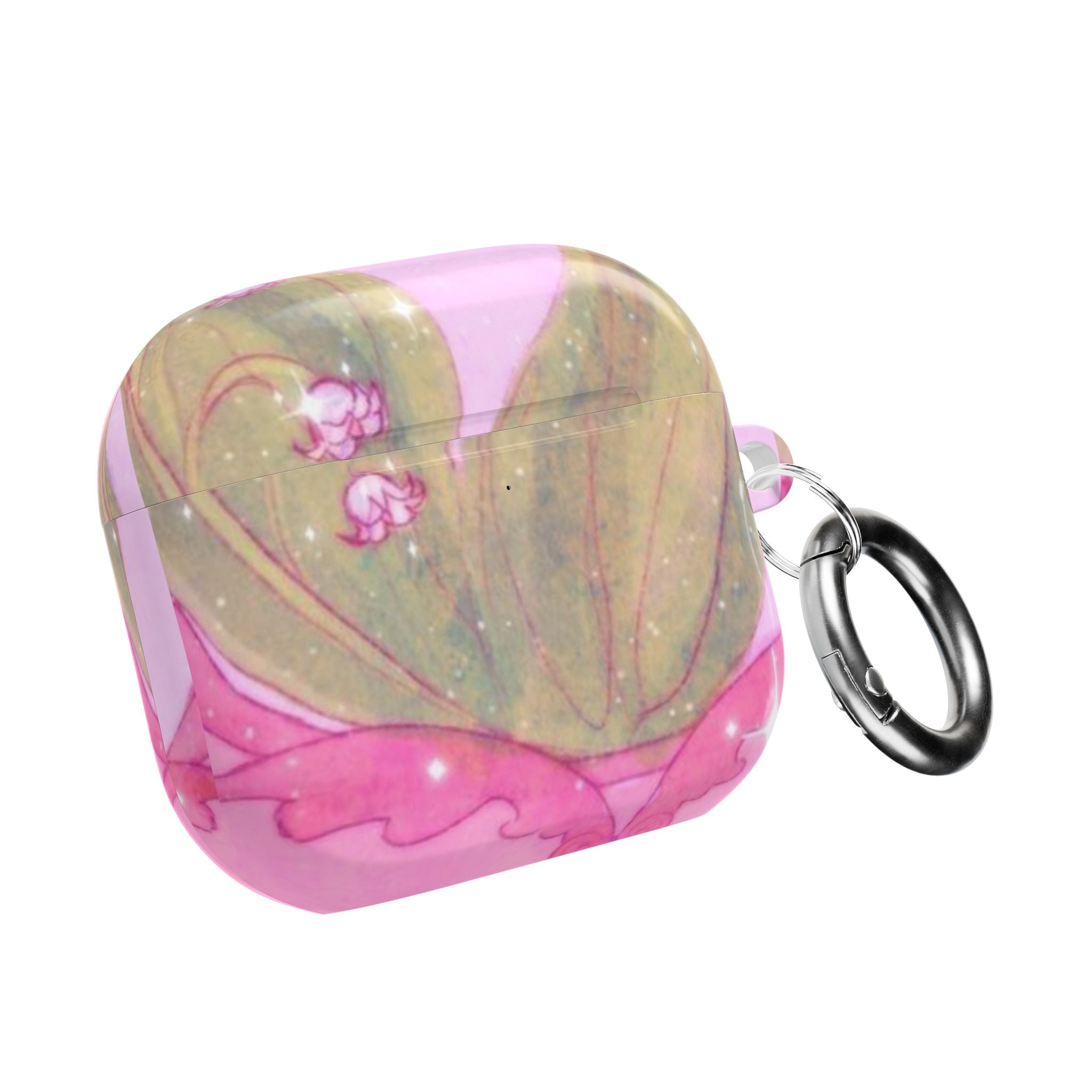 PINK FAIRYTALE FLORAL AIRPOD CASE