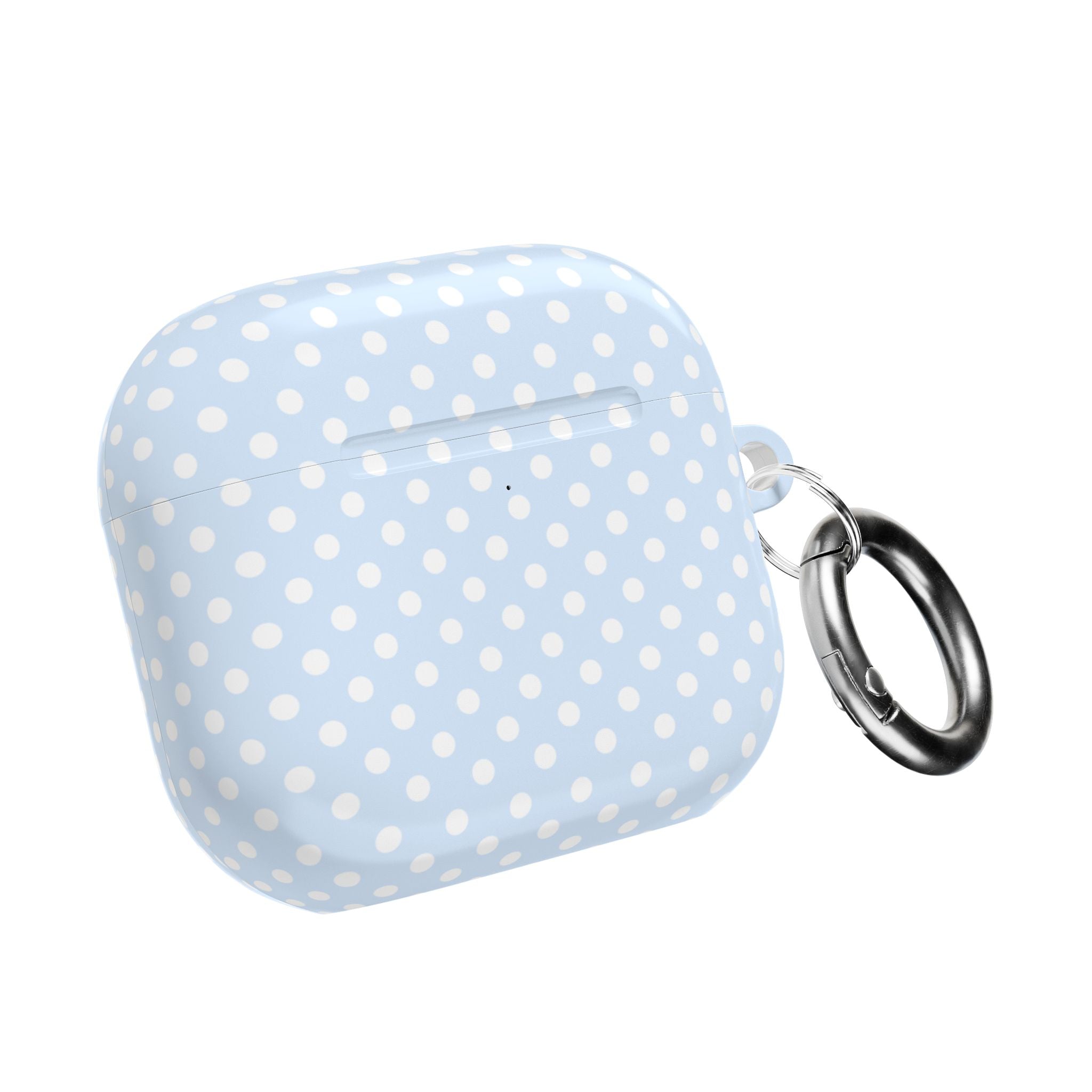 SNOW BLUE POLKA DOTS AIRPOD CASE