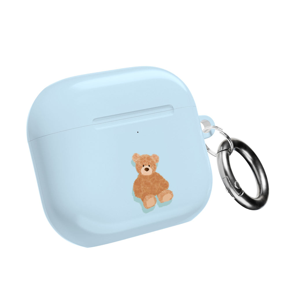 BABY BLUE TEDDY BEAR AIRPOD CASE