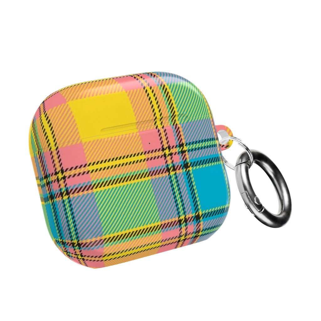 KENSINGTON PLAID STRIPES AIRPOD CASE