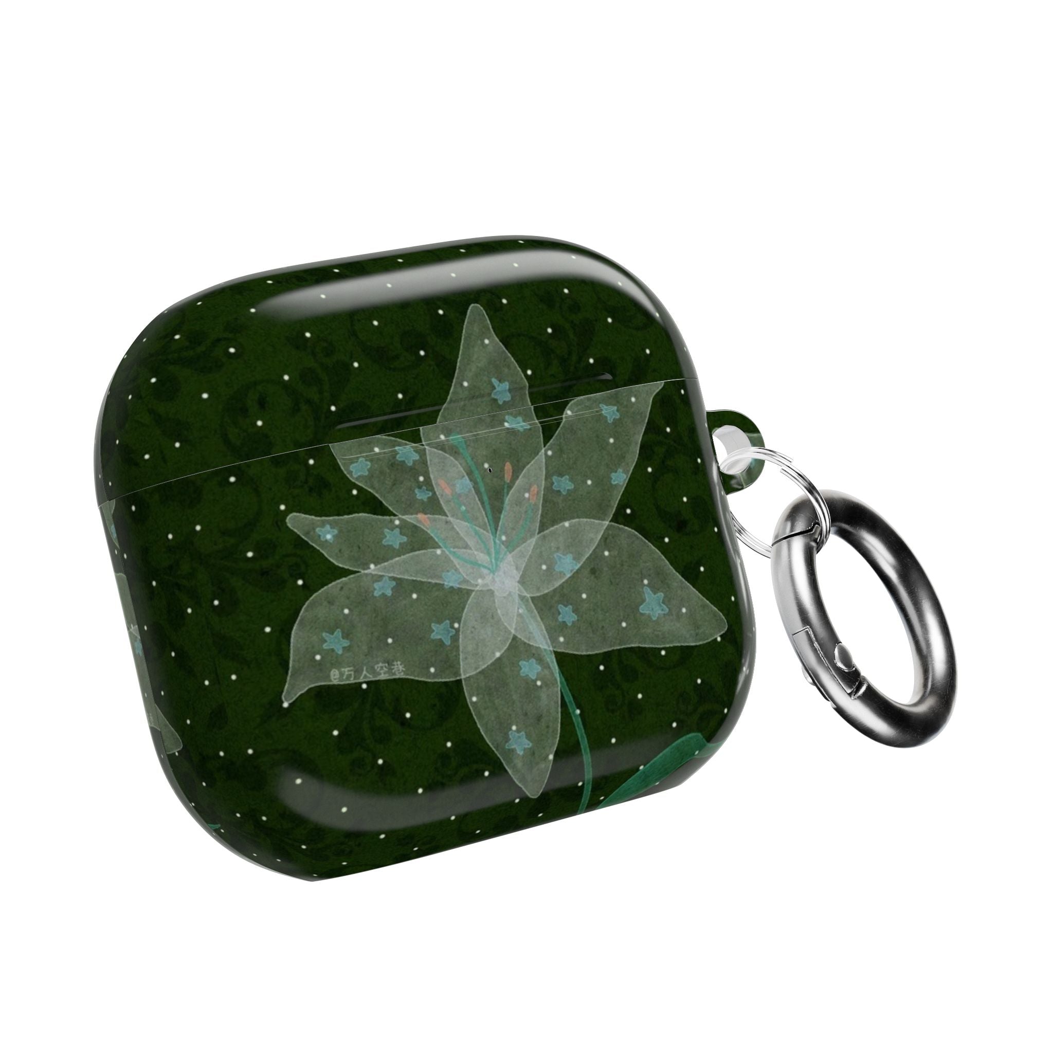 GREEN FAIRY MAGIC FLOWER AIRPOD CASE
