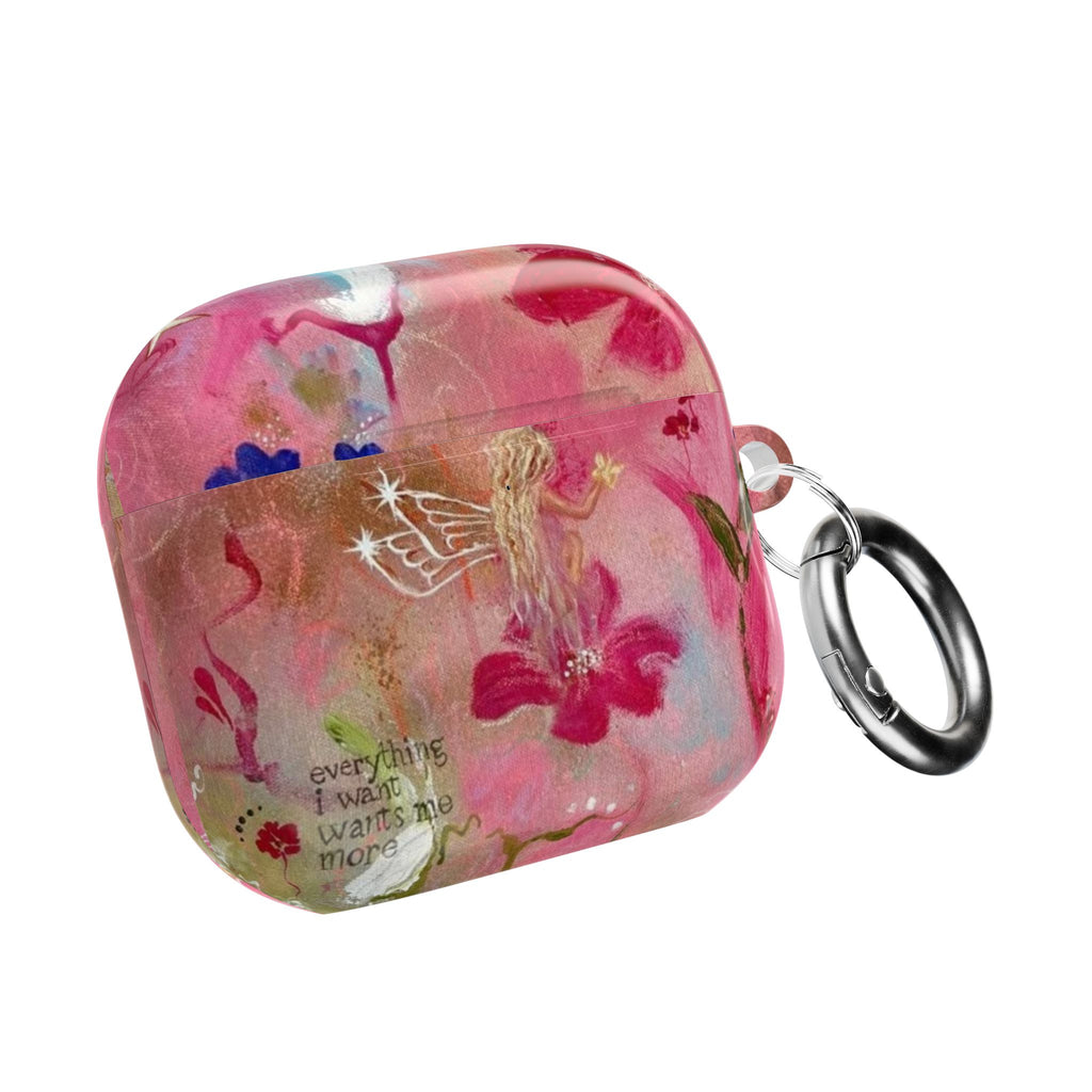 MANIFESTATION FAIRY EVERYTHING I WANT WANTS ME TOO AIRPOD CASE
