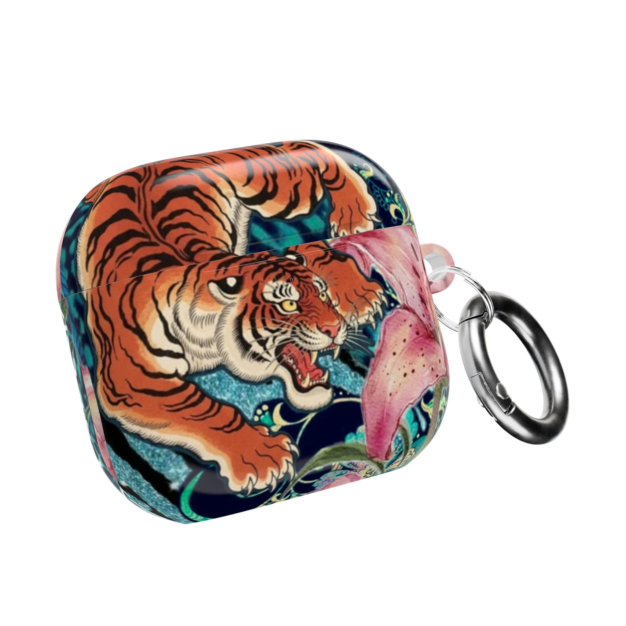 NAVY REVERIE TIGER AIRPOD CASE