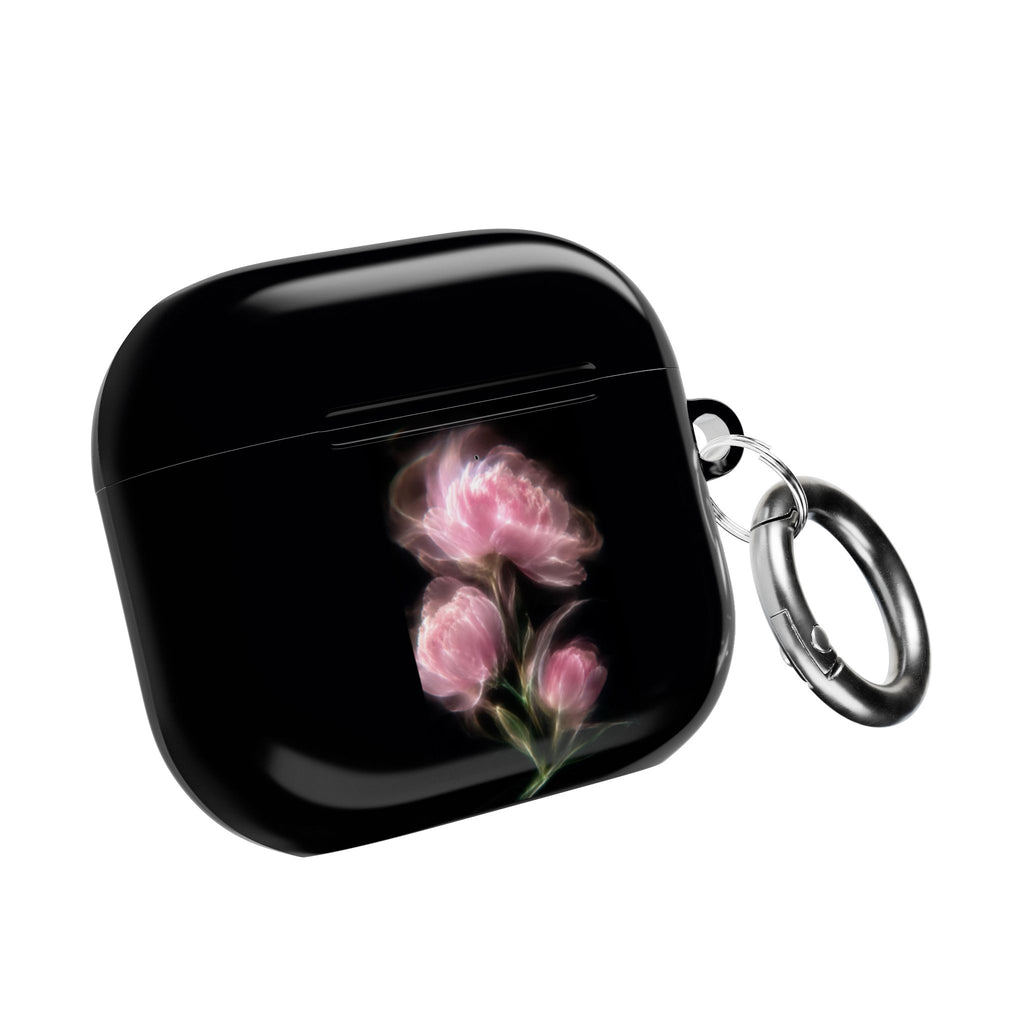 GLOWING PINK ORCHIDS AIRPOD CASE