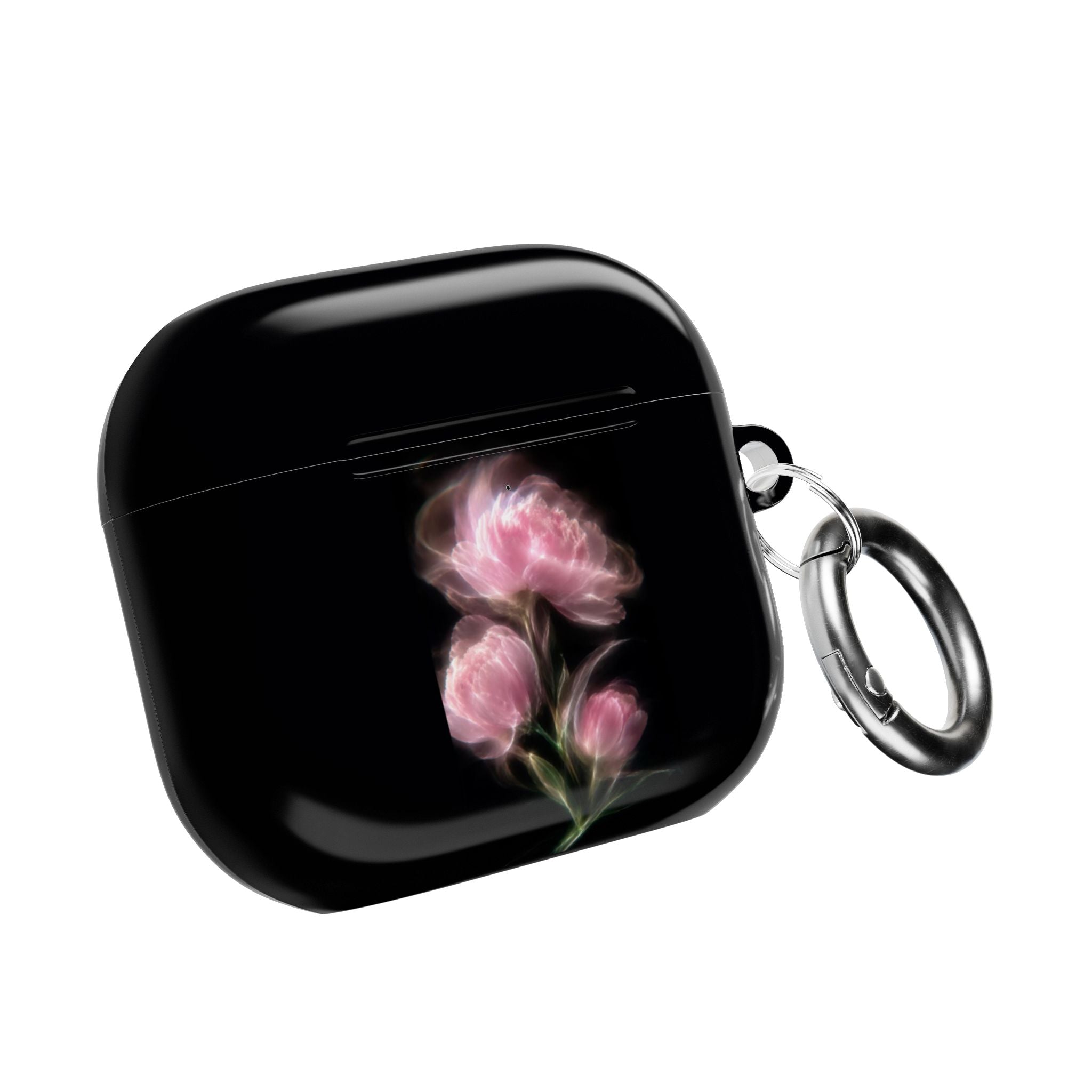 GLOWING PINK ORCHIDS AIRPOD CASE