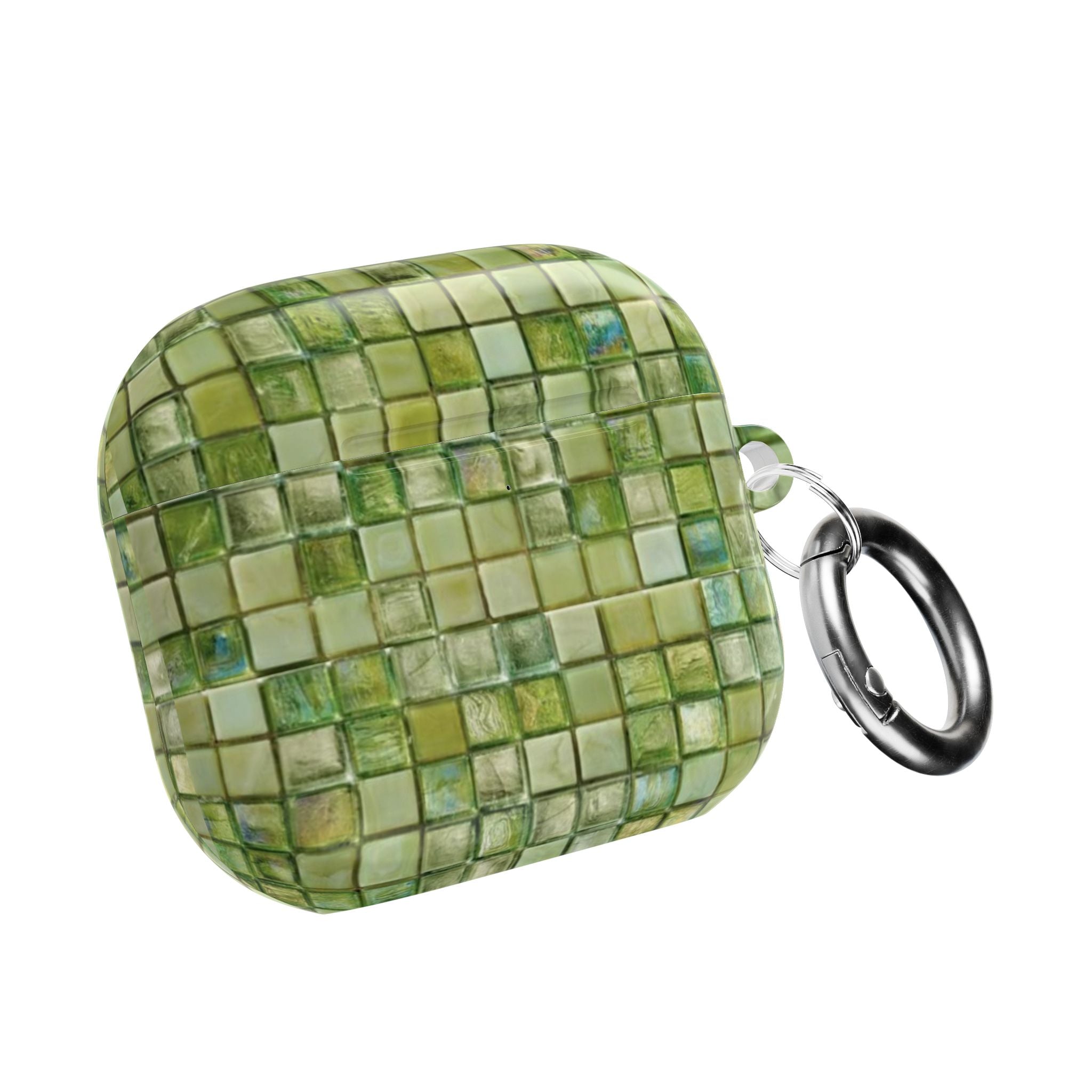 LIME GREEN MOSAIC AIRPOD CASE