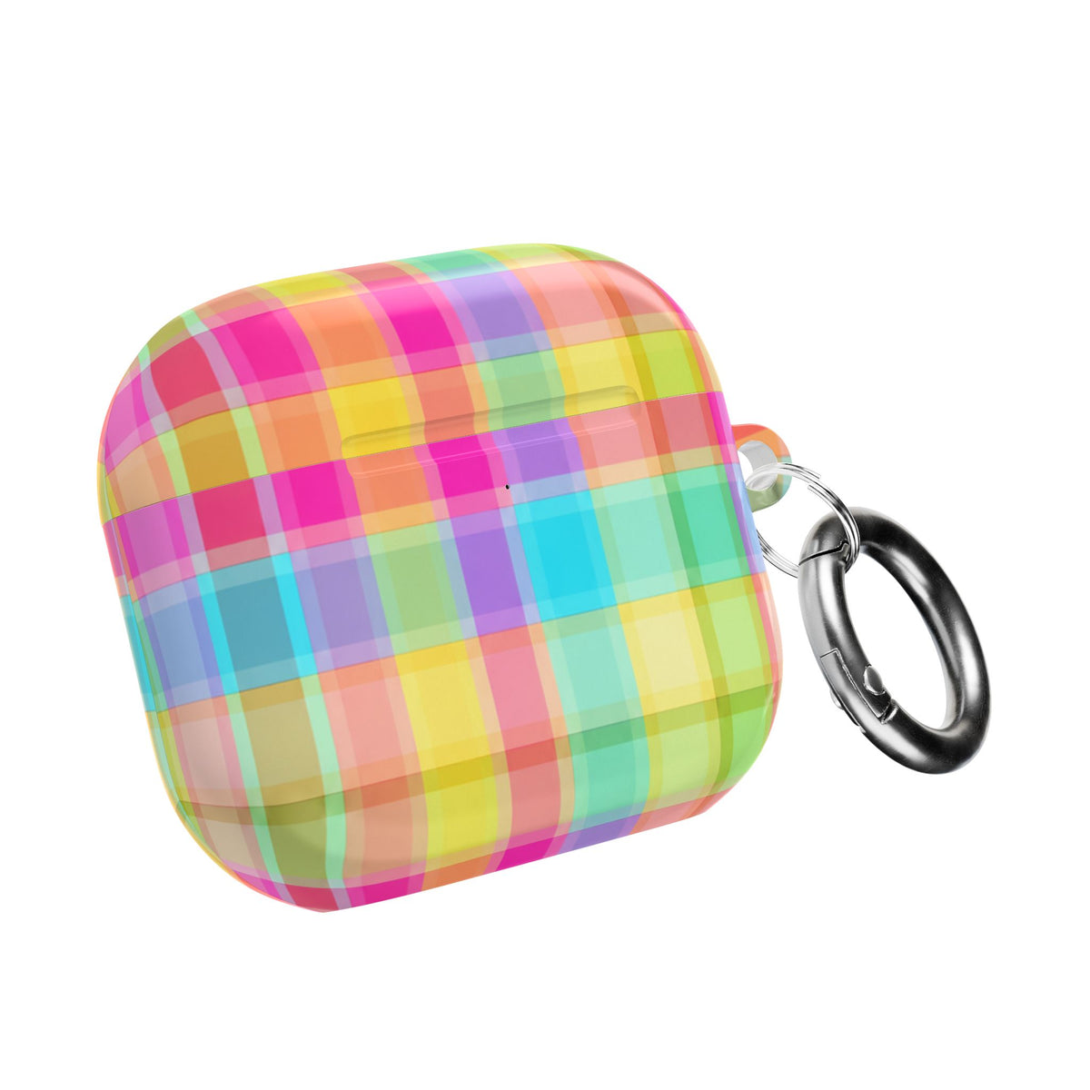 SWEET TART RAINBOW PLAID AIRPOD CASE