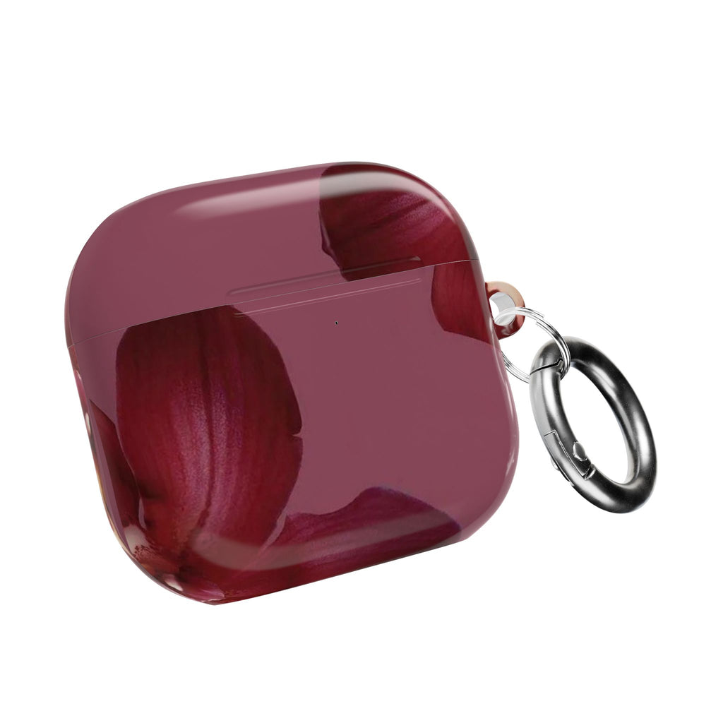 BURGUNDY LILY AIRPOD CASE