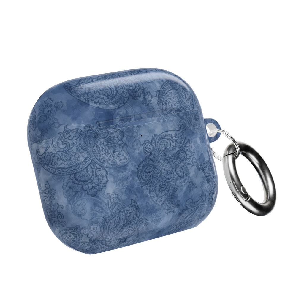 INDIGO BLUE PAISLEY AIRPOD CASE