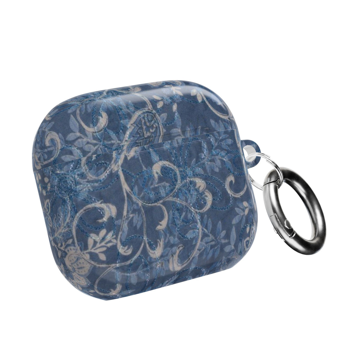 FRENCH BLUE FLORAL AIRPOD CASE