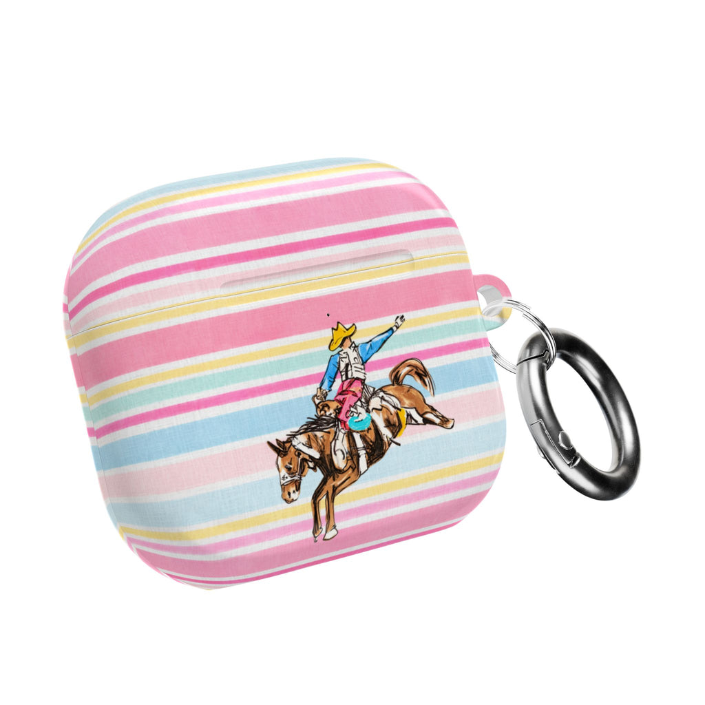 CANDY COWBOY STRIPES AIRPOD CASE