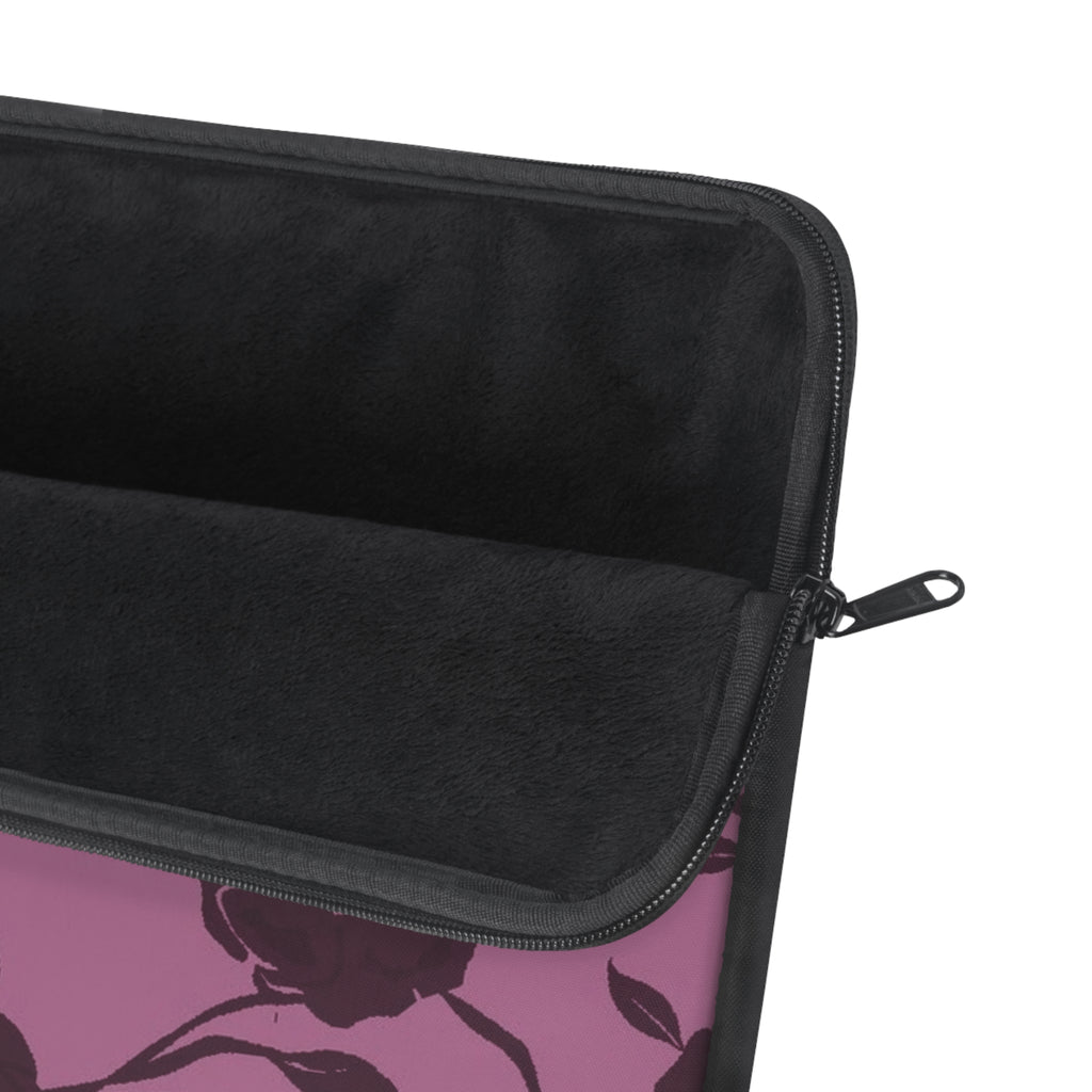 DARK CHERRY FLORAL KINDLE IPAD & LAPTOP SLEEVE