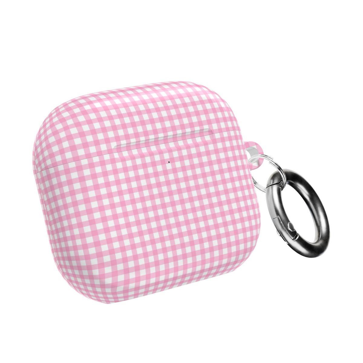 PINK GINGHAM PLAID AIRPOD CASE