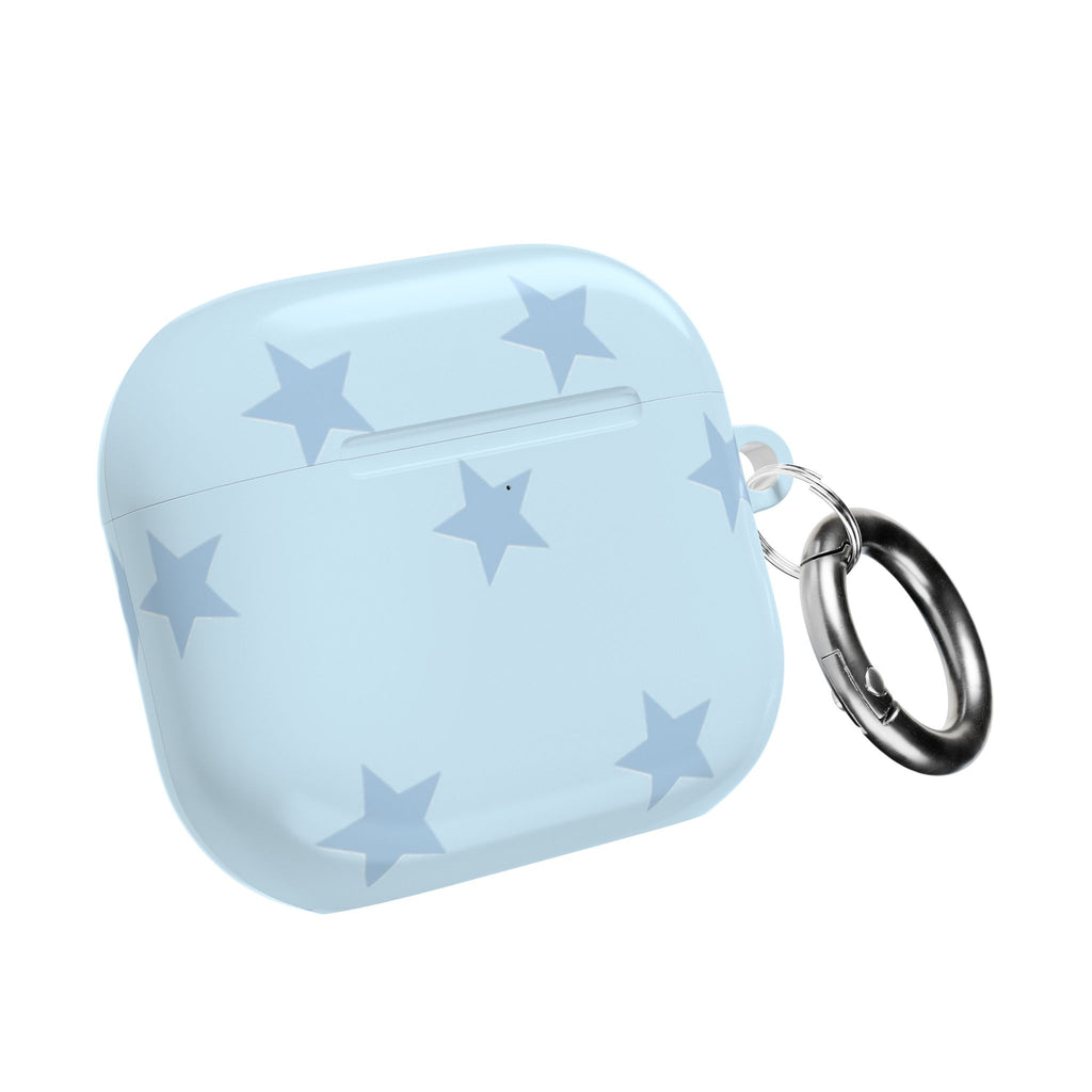 GLACIER BLUE STARS AIRPOD CASE
