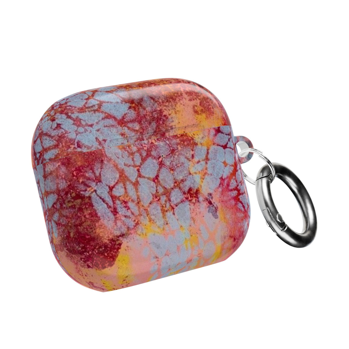 BLUE BURGUNDY MIRAGE AIRPOD CASE