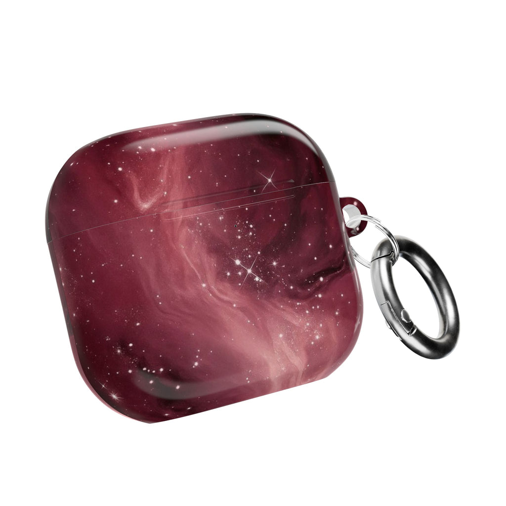 BURGUNDY GALAXY WAY AIRPOD CASE