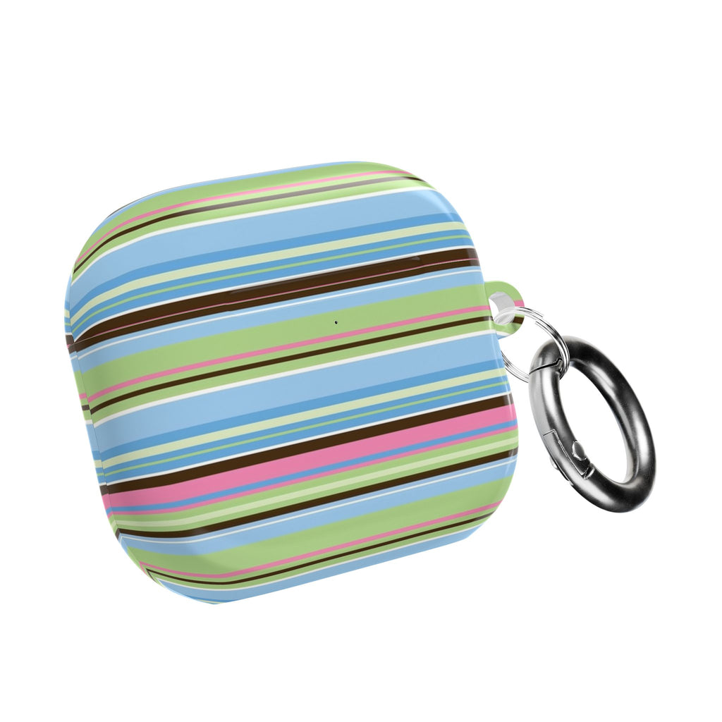 BLUE CABANA STRIPES AIRPOD CASE