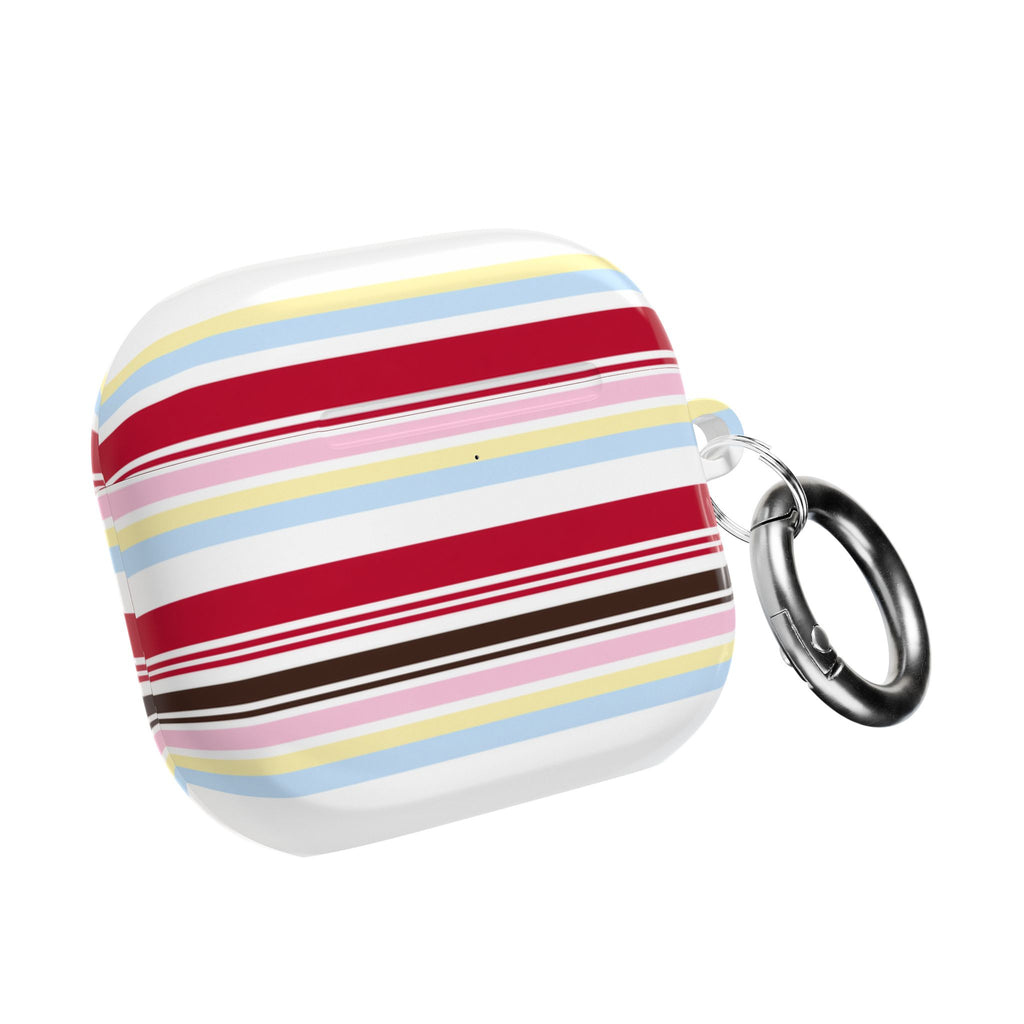 CHERRY SUNDAE STRIPES AIRPOD CASE