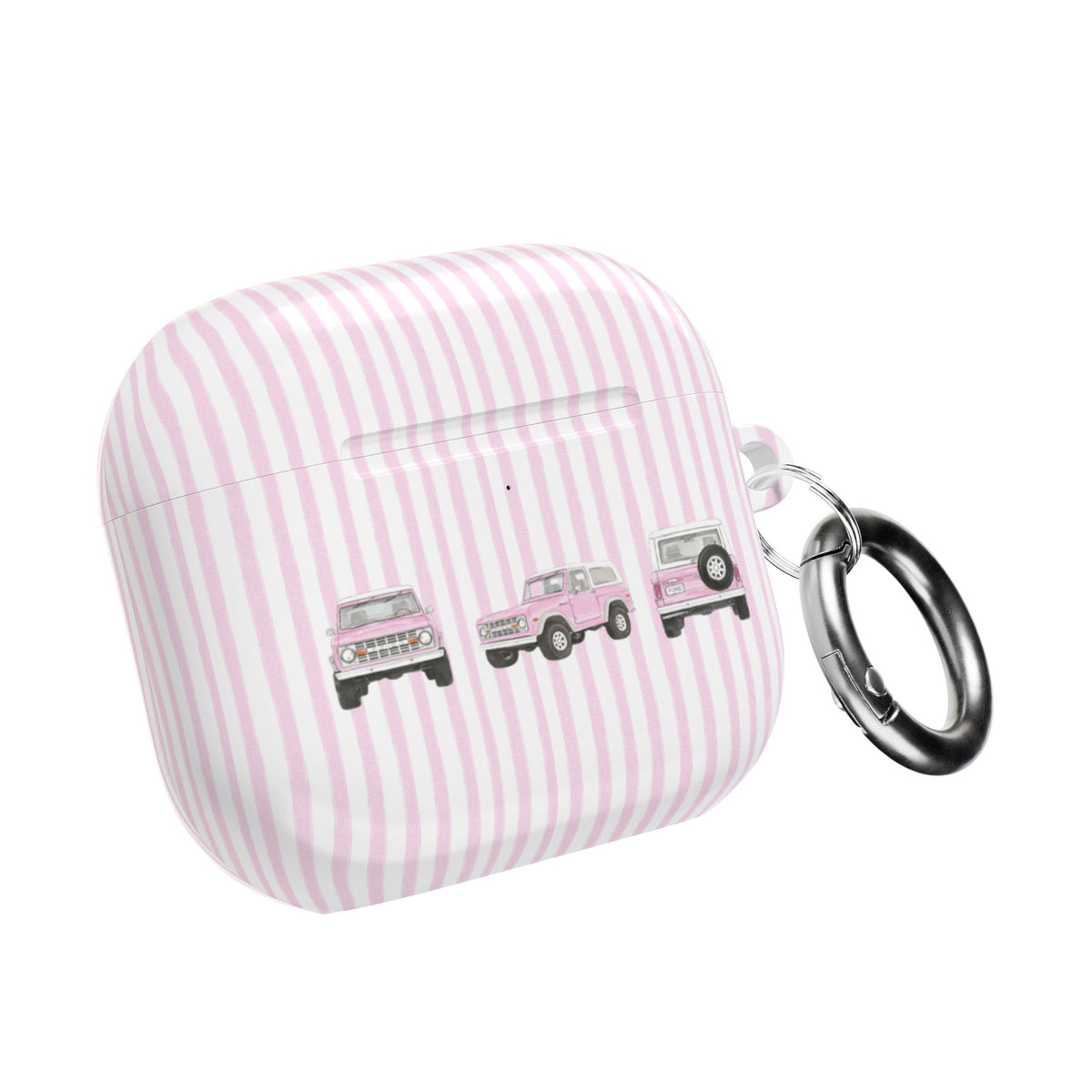 PINK STRIPES PINK VINTAGE BRONCO AIRPOD CASE