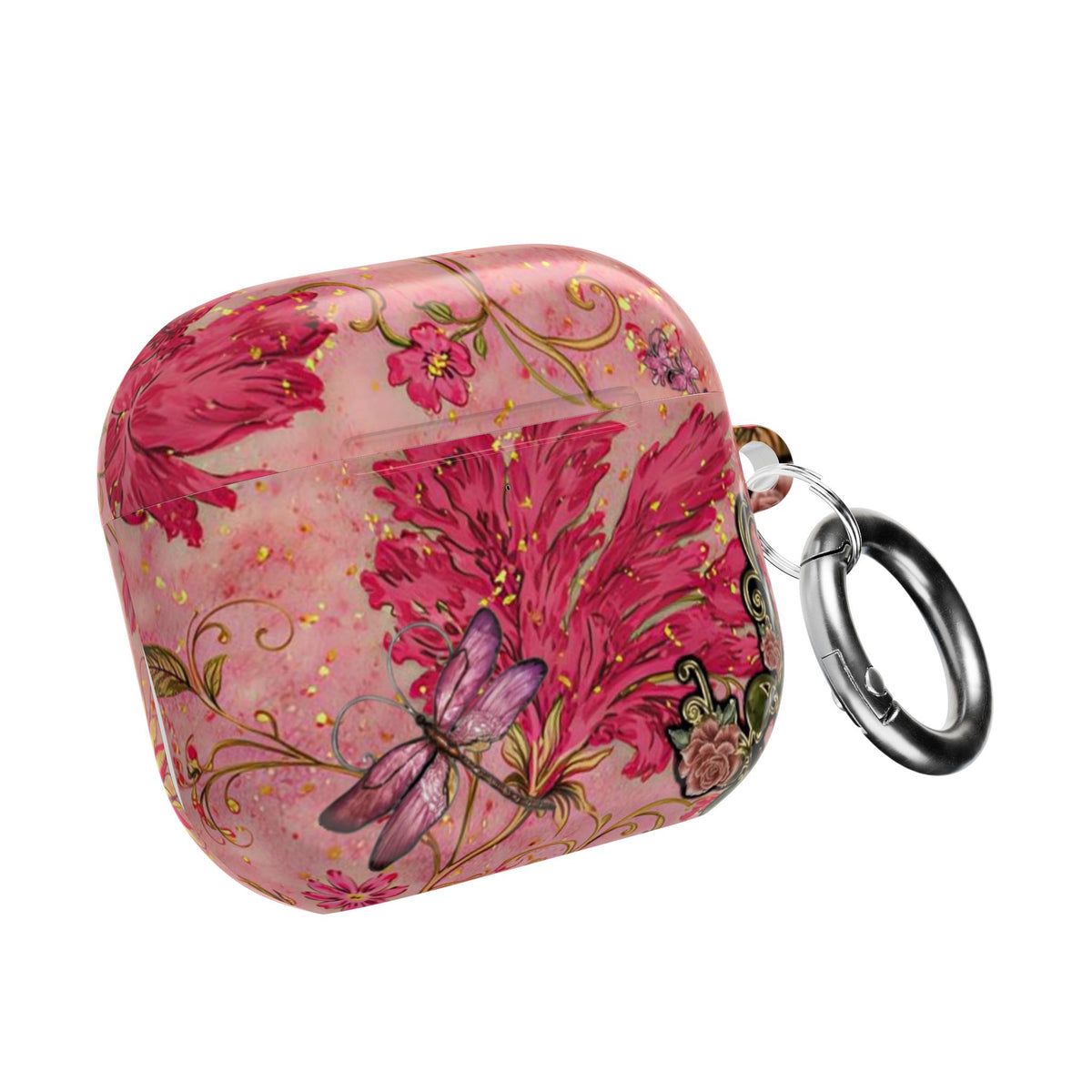 GLISTENING EMBELLISHED FLORAL AIRPOD CASE