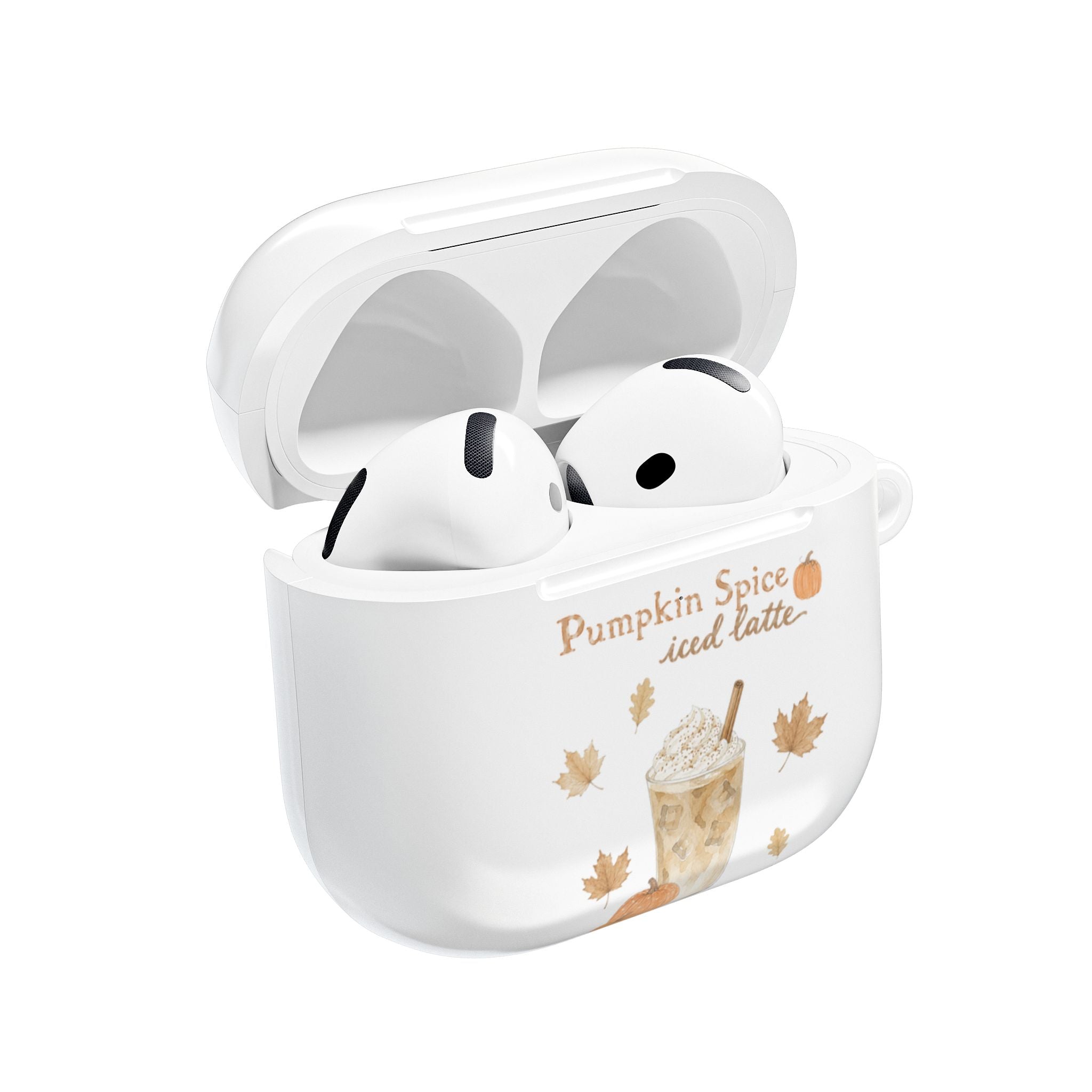 PUMPKIN SPICE ICED LATTE AIRPOD CASE