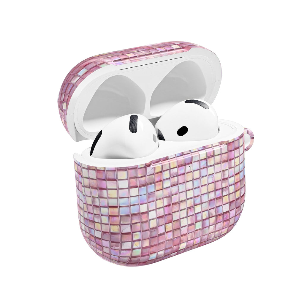 PINK MOSAIC AIRPOD CASE