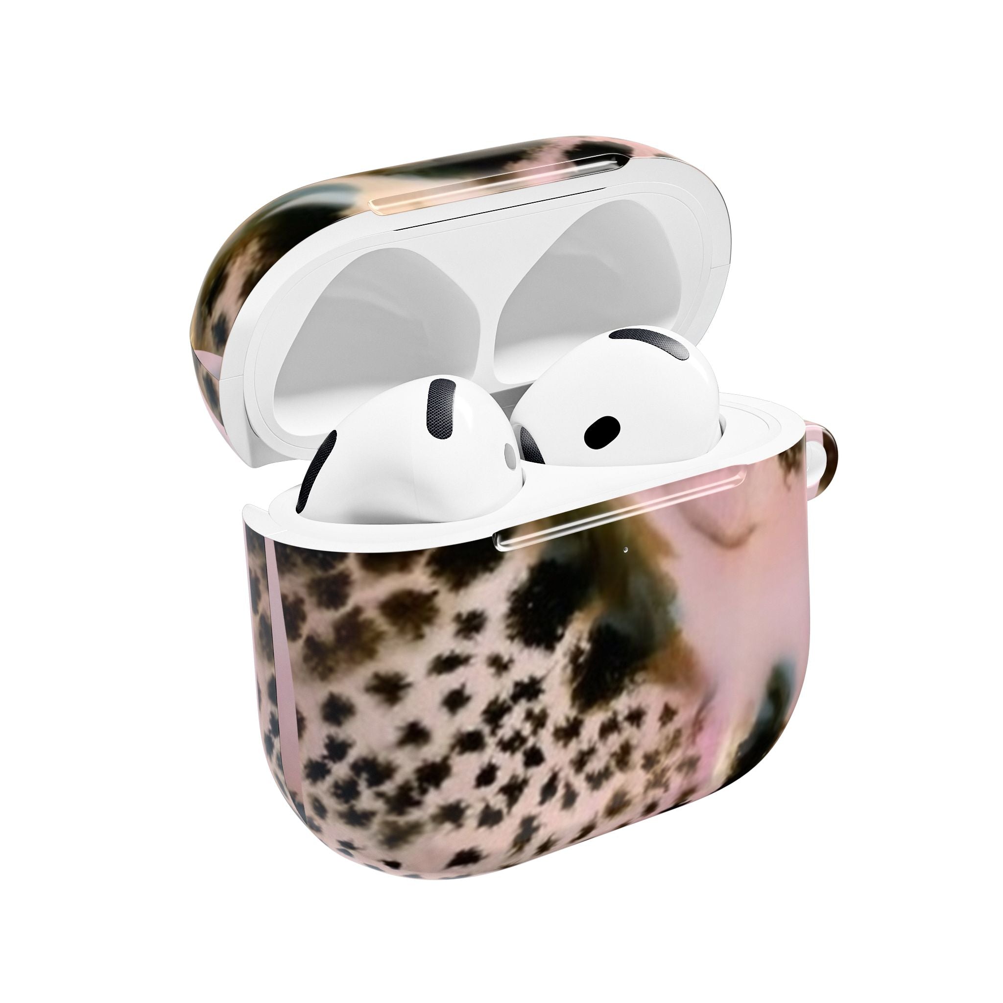 PINK CHEETAH ANIMAL PRINT AIRPOD CASE