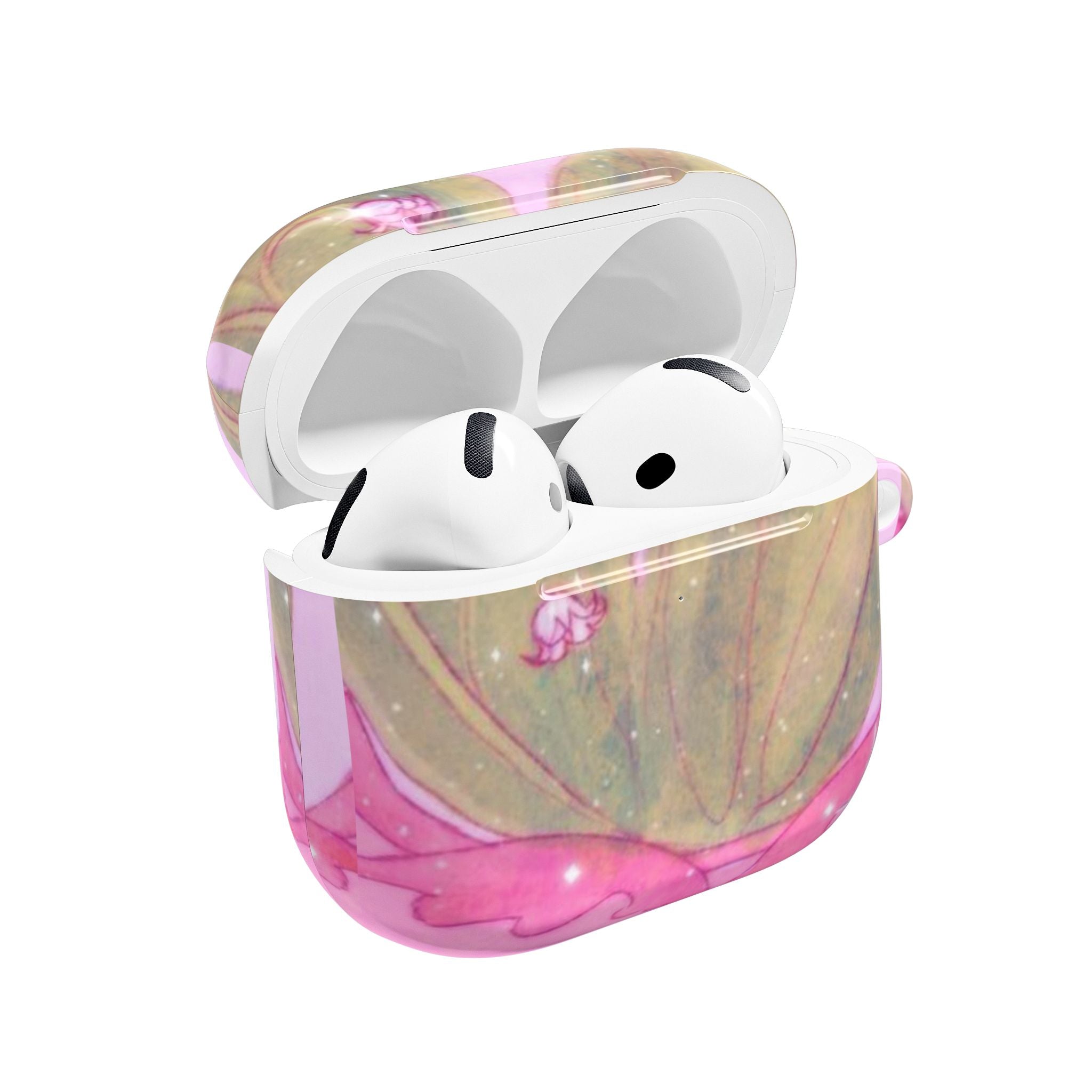 PINK FAIRYTALE FLORAL AIRPOD CASE