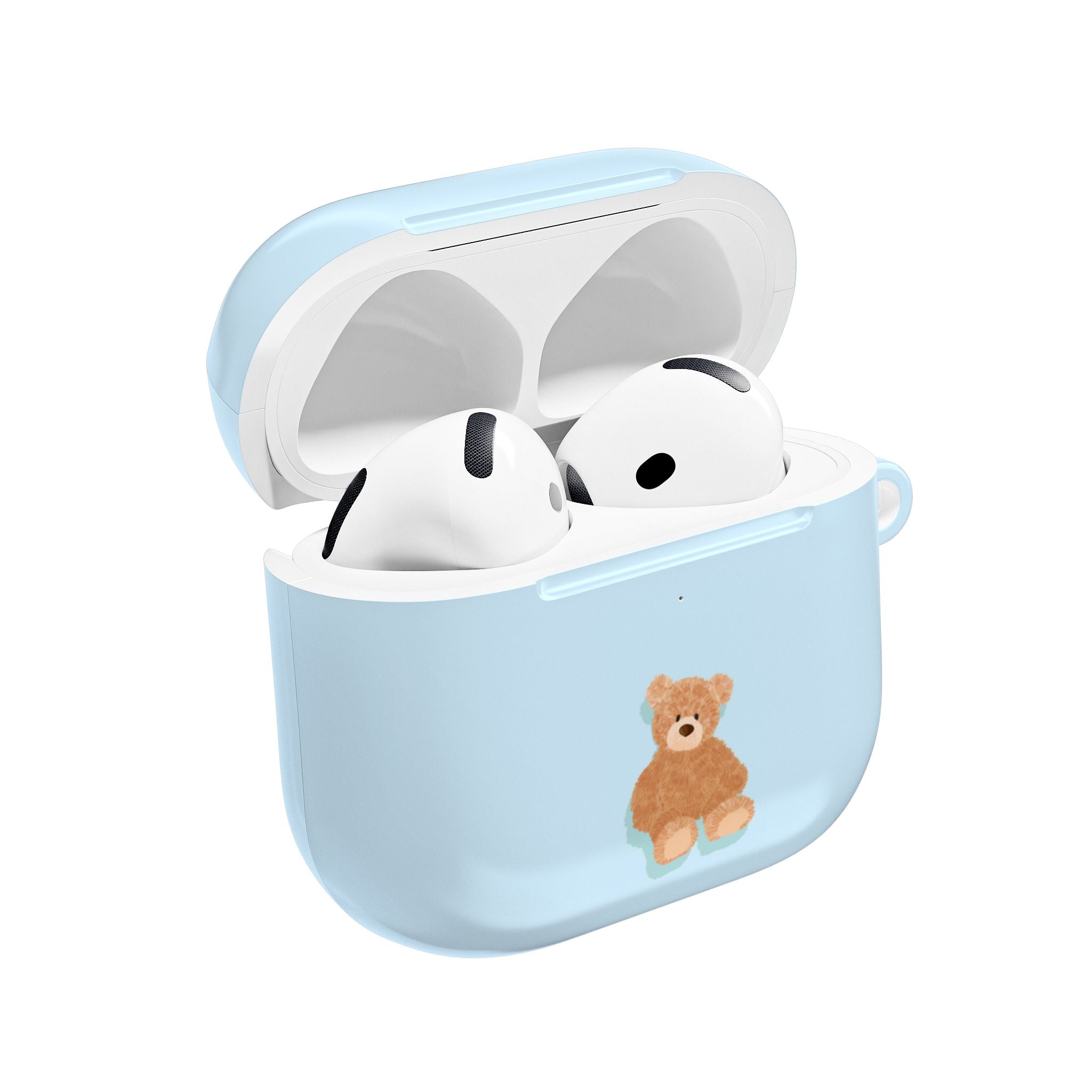 BABY BLUE TEDDY BEAR AIRPOD CASE