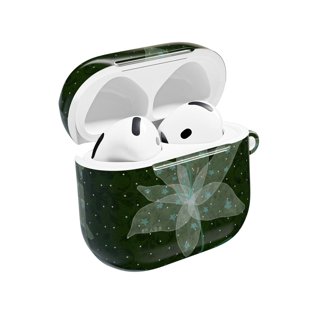 GREEN FAIRY MAGIC FLOWER AIRPOD CASE
