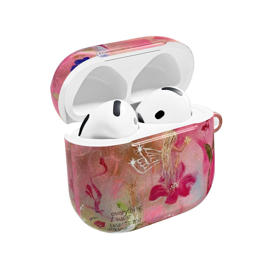 MANIFESTATION FAIRY EVERYTHING I WANT WANTS ME TOO AIRPOD CASE