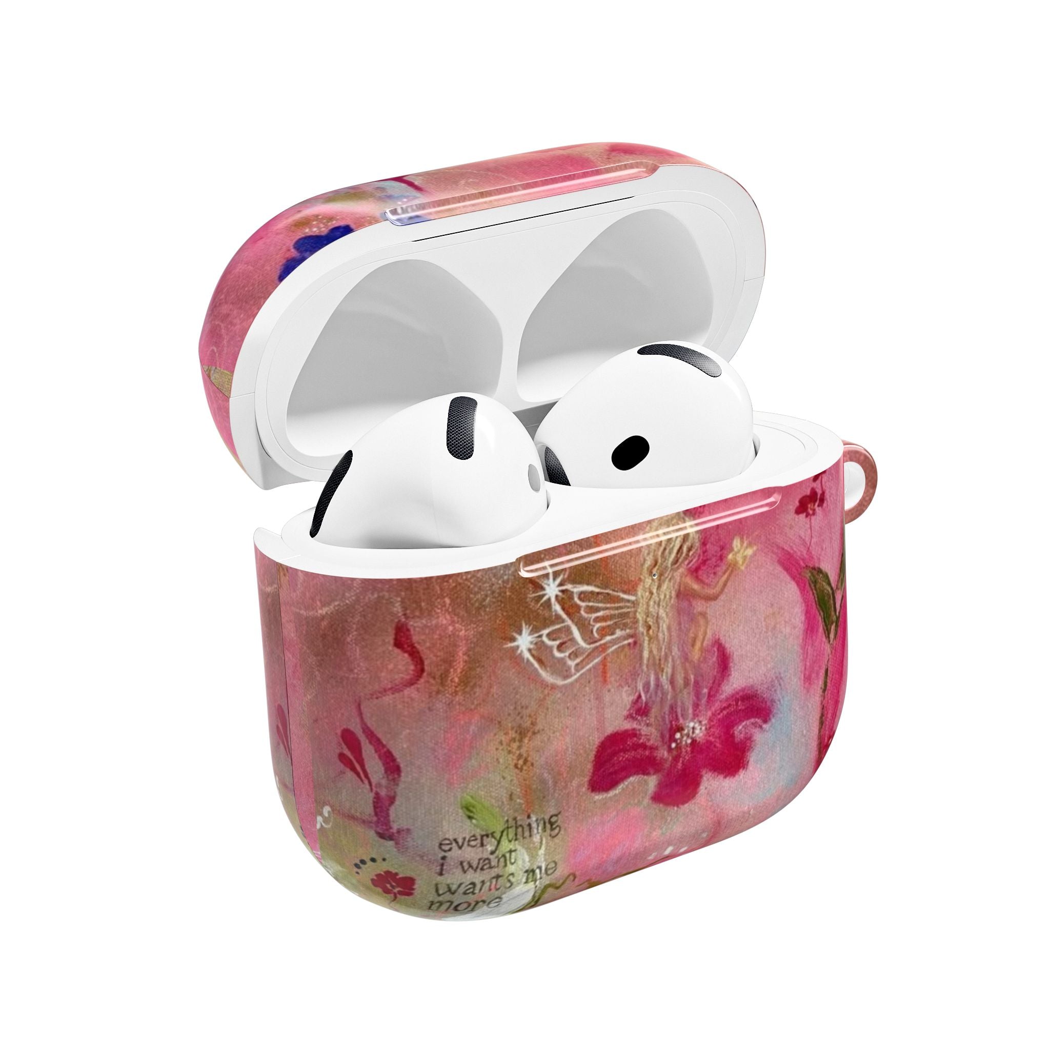 MANIFESTATION FAIRY EVERYTHING I WANT WANTS ME TOO AIRPOD CASE