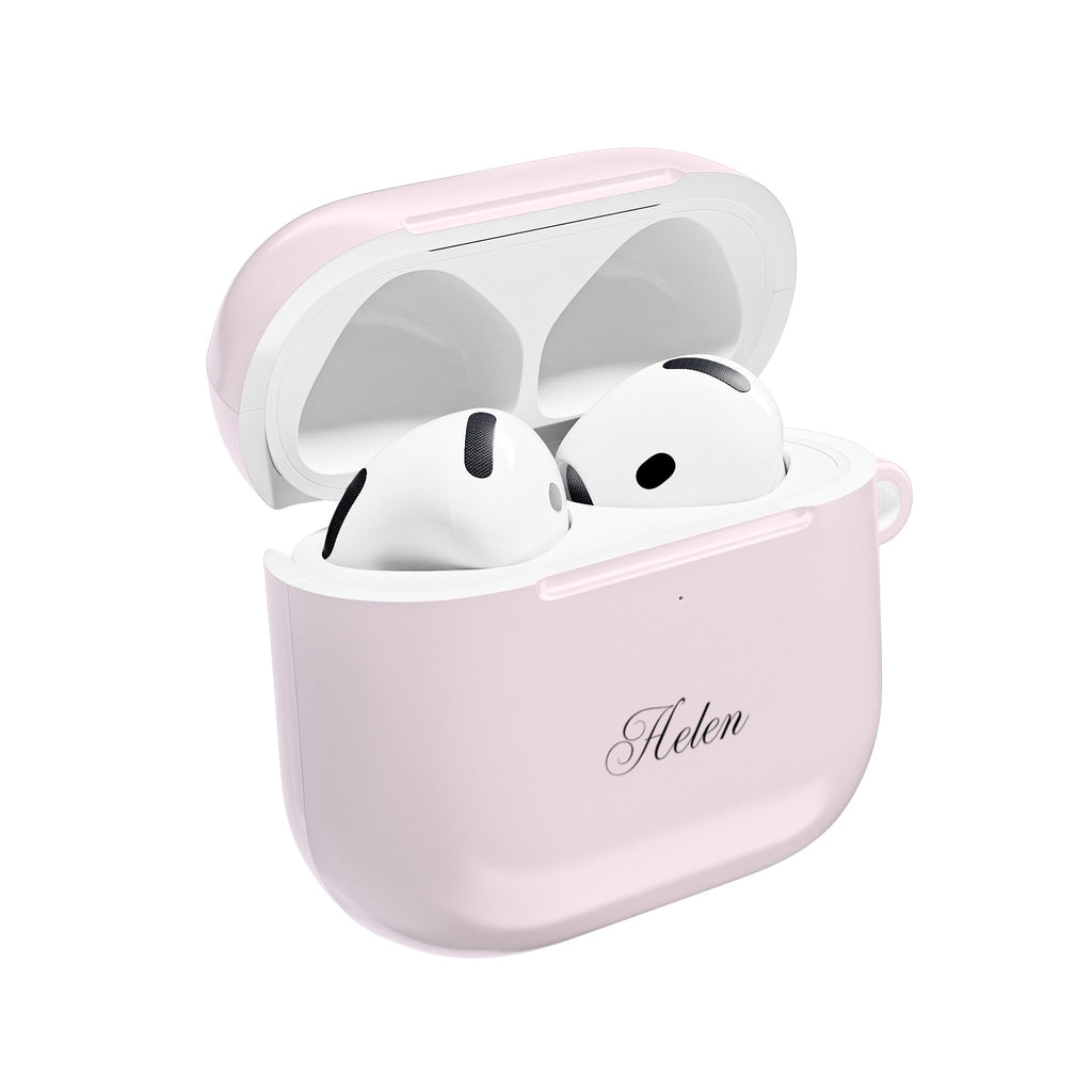 PERSONALIZED NAME CUSTOM BABY PINK AIRPOD CASE