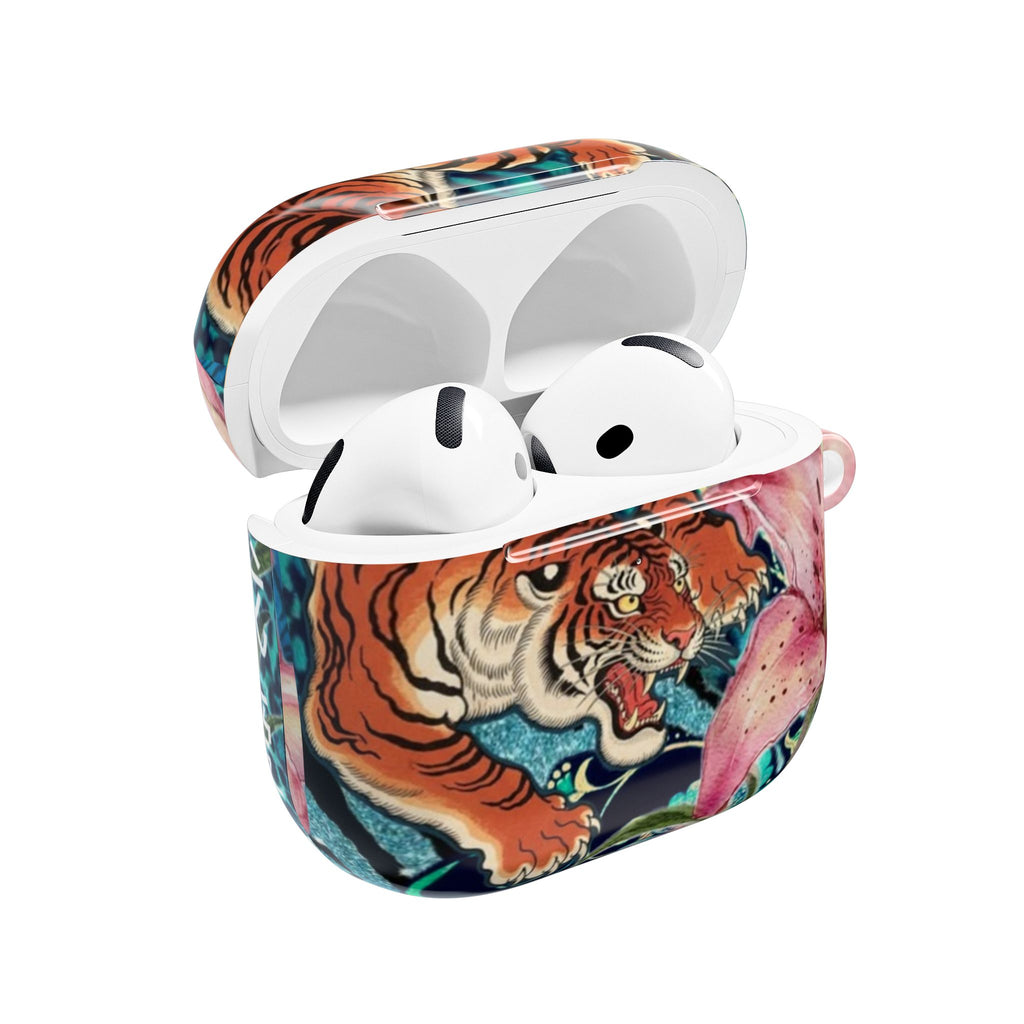NAVY REVERIE TIGER AIRPOD CASE