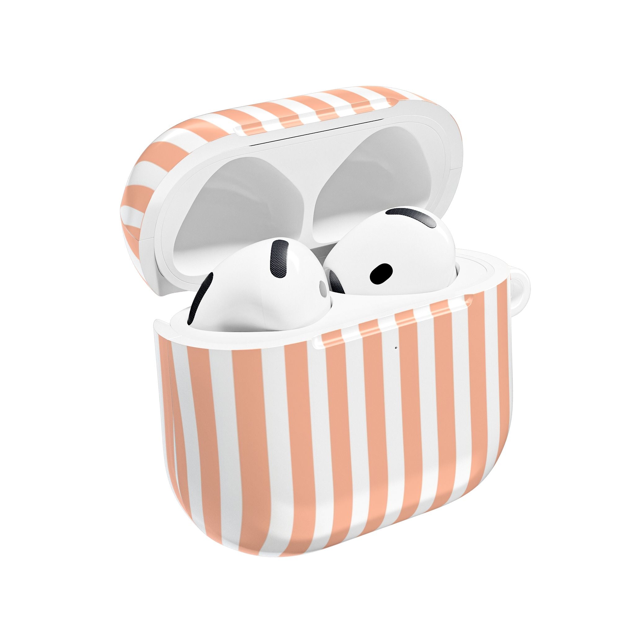 ORANGE RESORT STRIPED AIRPOD CASE
