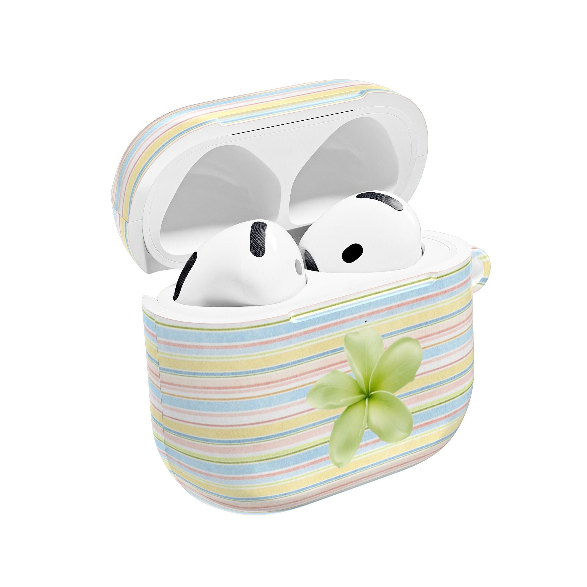 SUNWASHED STRIPES HIBISCUS AIRPOD CASE