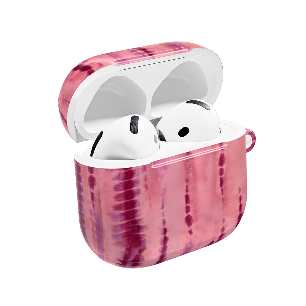 PLUM TIE-DYE AIRPOD CASE