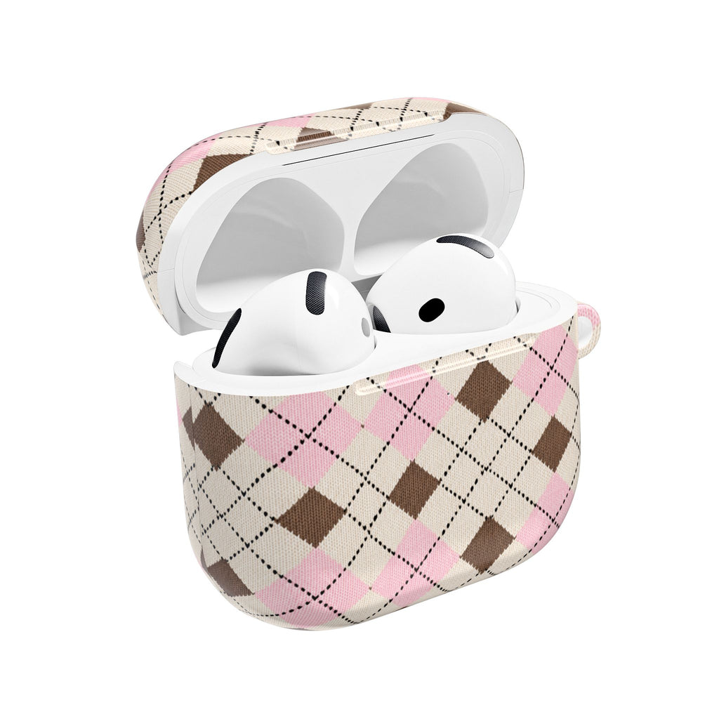 BLUSHWOOD ARGYLE AIRPOD CASE