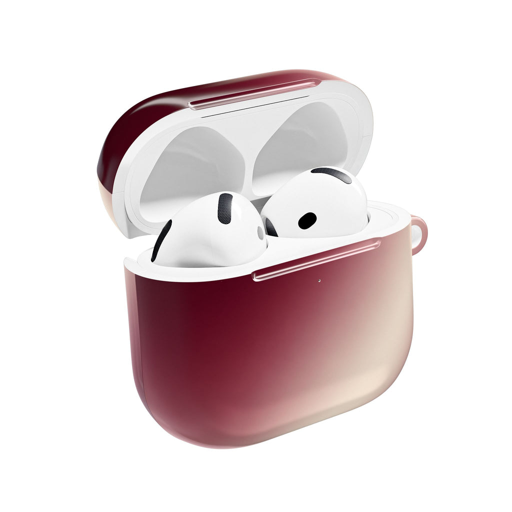 BURGUNDY SUNBEAM AIRPOD CASE