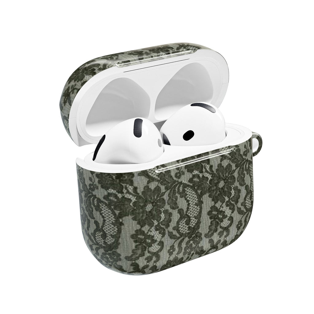 FORREST GREEN LACE AIRPOD CASE