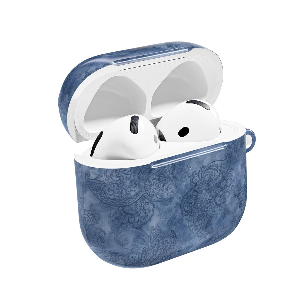 INDIGO BLUE PAISLEY AIRPOD CASE