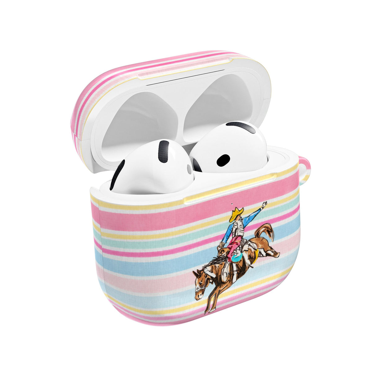 CANDY COWBOY STRIPES AIRPOD CASE