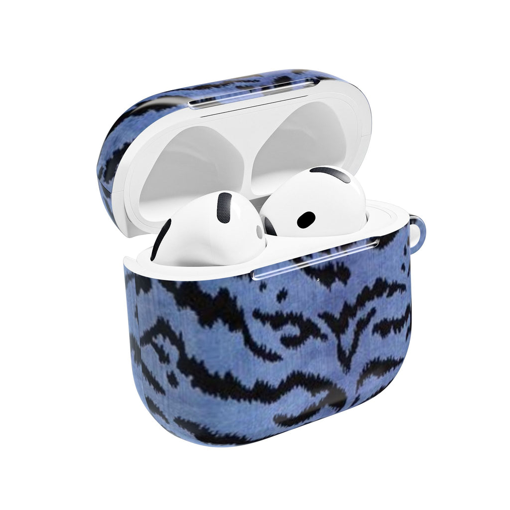 GLACIER BLUE ZEBRA AIRPOD CASE