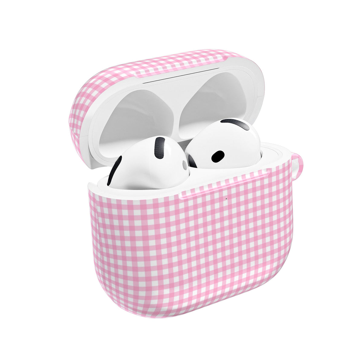 PINK GINGHAM PLAID AIRPOD CASE