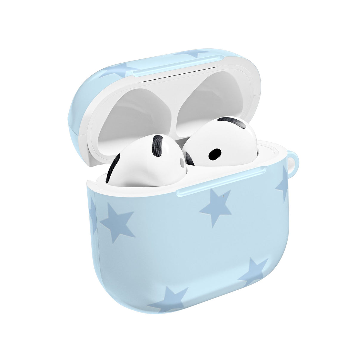 GLACIER BLUE STARS AIRPOD CASE