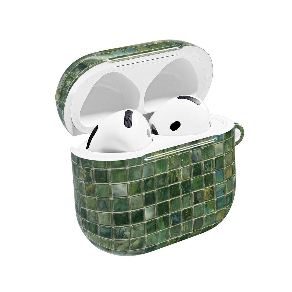 FORREST GREEN MOSAIC AIRPOD CASE
